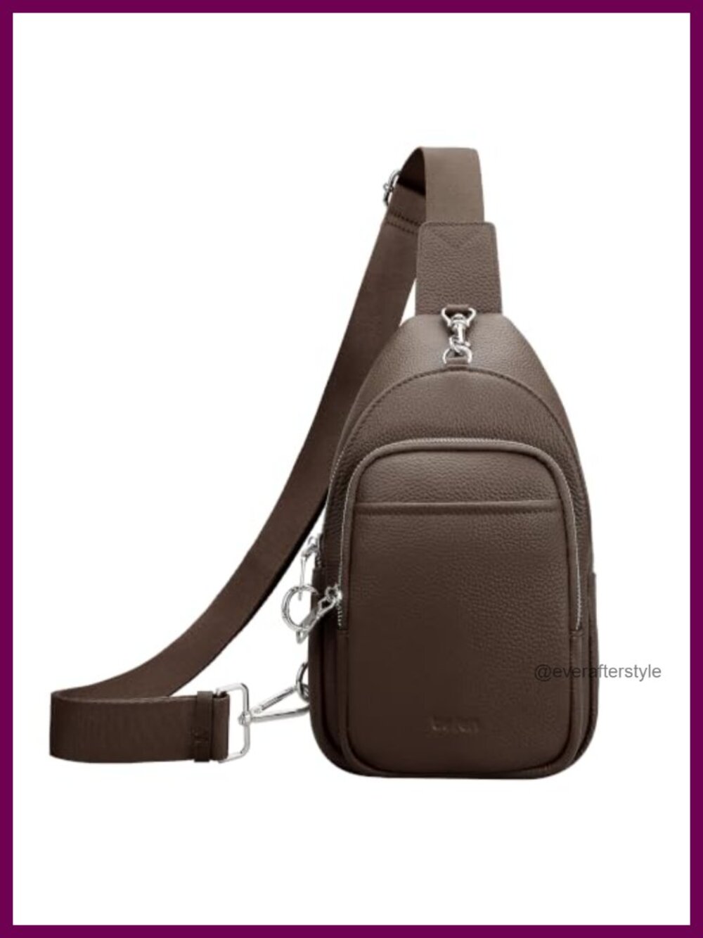 Real Leather Anti-Theft Small Crossbody Sling Bag RFID Blocking Women